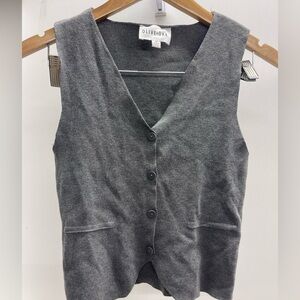 Olive & Oak Gray Button Down Vest